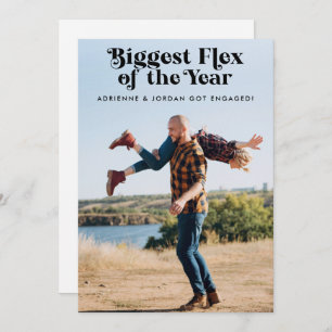 QR Code Funny Foto Verlobung Ankündigung