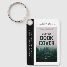 QR-Code für Autoren der Buchabdeckung Schlüsselanhänger