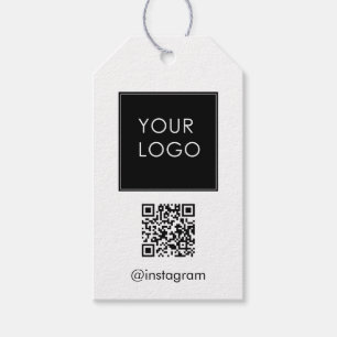 QR-Code für benutzerdefinierbare Firmenlogo Geschenkanhänger