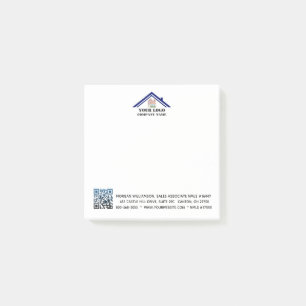 QR-Code für benutzerdefinierte Logos Post-it Klebezettel