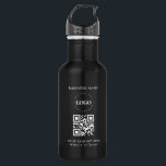 QR-Code für benutzerdefinierte Unternehmen und Tex Edelstahlflasche<br><div class="desc">Werben Sie für Ihr Geschäft mit dieser eleganten Wasserflasche,  mit eigenem Logo und Text. Fügen Sie einfach Ihr Logo hinzu,  indem Sie auf "Personalisieren" klicken.</div>