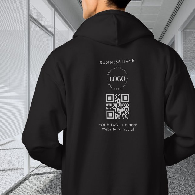 QR-Code für benutzerdefinierte Unternehmen und Tex Hoodie (Von Creator hochgeladen)