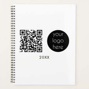QR-Code für berufliche Geschäftslogos und Text Planer