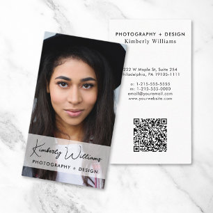 QR-Code für berufliches Foto Visitenkarte