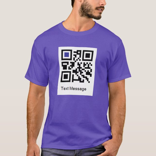 QR Code für, BIN ICH HOMOSEXUELL T-Shirt (Vorderseite)