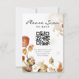 QR-Code für Blumenzwiebeln im Herbst RSVP Karte