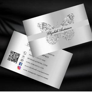 QR-Code für Butterfly Visitenkarte
