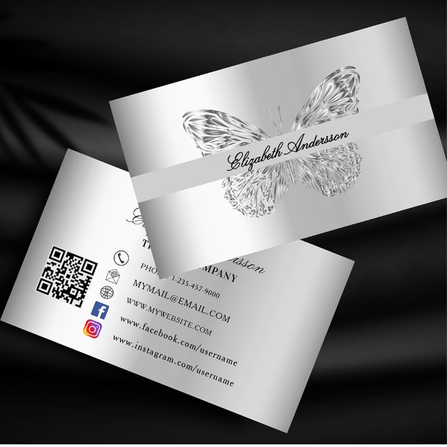 QR-Code für Butterfly Visitenkarte (Von Creator hochgeladen)