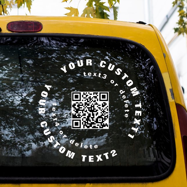 QR-Code für Clear Vinyl Car Window Autoaufkleber Fensteraufkleber (Von Creator hochgeladen)
