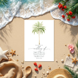 QR-Code für Coastal Chic Beach Wedding Einladung