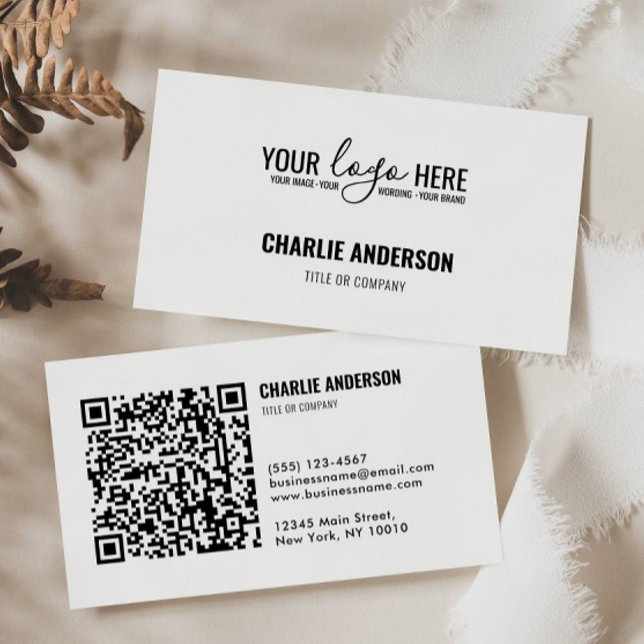 QR-Code für das einfache Branding von Unternehmen Visitenkarte (Von Creator hochgeladen)