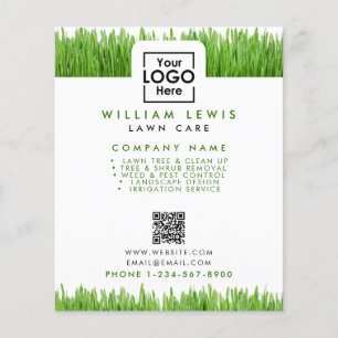 QR-Code für das einfache Business-Logo Flyer