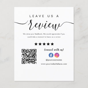 Qr-Code für das Facebook Instagram-Logo Verlasse u Flyer