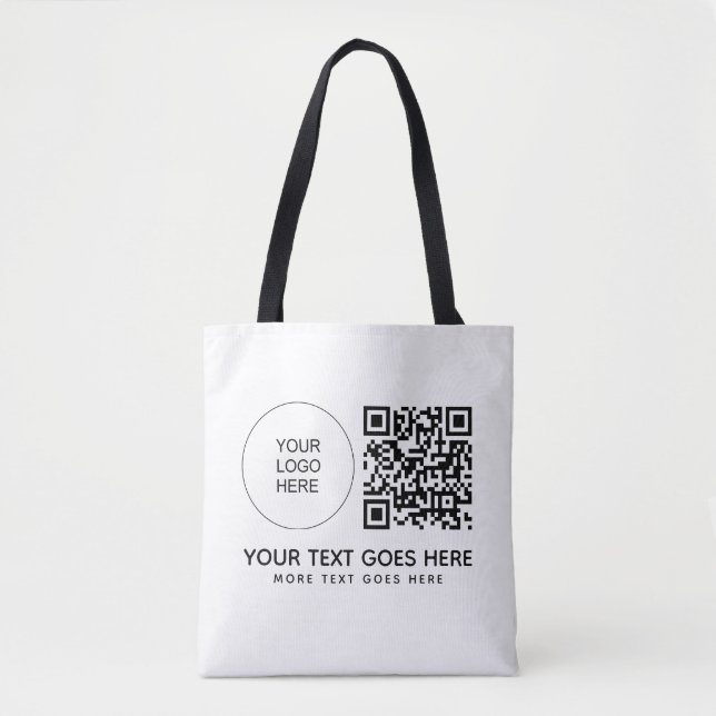QR-Code für das Firmenlogo Vorderseite (Vorderseite)