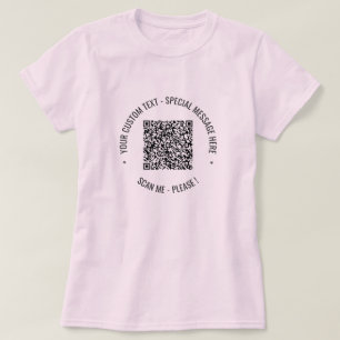 QR-Code für den T - Shirt "Spezielle Textnachricht