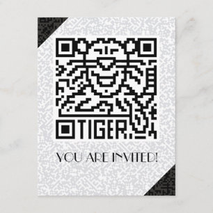 QR-Code für den Tiger Einladung