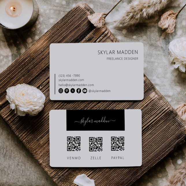 QR-Code für die Prüfung der Barzahlung mit Freelan Visitenkarte (Von Creator hochgeladen)