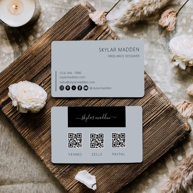 QR-Code für die Prüfung der Barzahlung mit Freelan Visitenkarte (Von Creator hochgeladen)