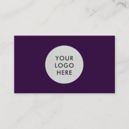 QR-Code für einfache Berufliche Lila Mitternacht Visitenkarte