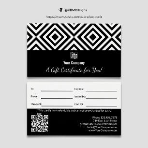QR-Code für einfache Werbegeschenkgutscheine