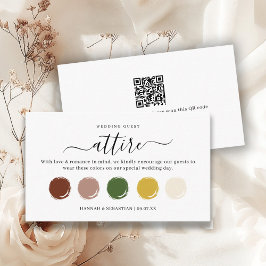 QR-Code für Elegant-Hochzeitskleid Begleitkarte