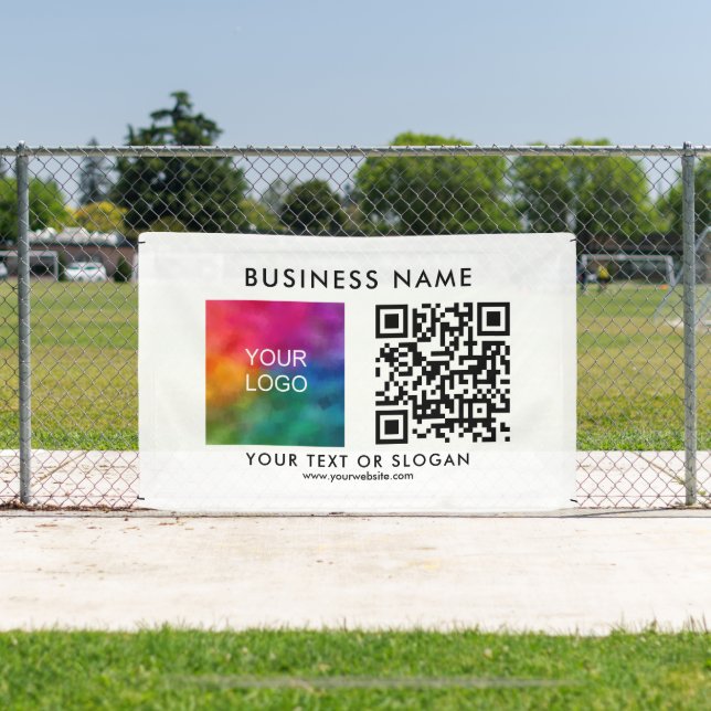 QR-Code für Geschäftsleute Beste Vorlage Banner (InSitu)