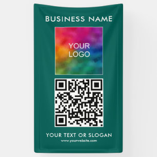 QR-Code für Geschäftsleute hier Beste vertikale Vo Banner
