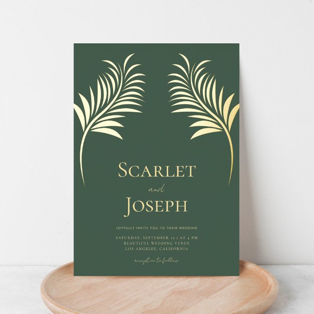 QR-Code für goldfarbenes Blechdekor-Sage Green Wed Folieneinladung (Von Creator hochgeladen)