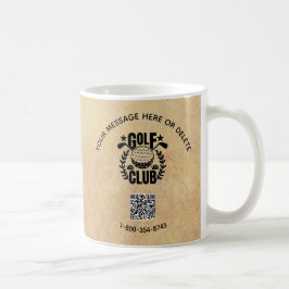 QR-Code für Golf Club League Kaffeetasse