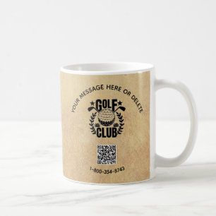 QR-Code für Golf Club League Kaffeetasse