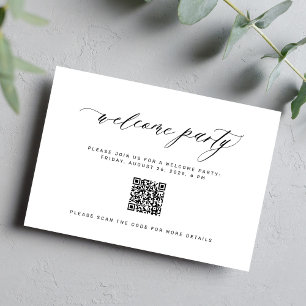 QR-Code für Hochzeitspaare - Party - Einladung