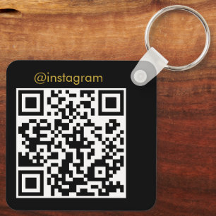 QR-Code für individuell anpassbare Firmenlogos Schlüsselanhänger
