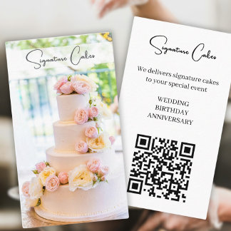 QR-Code für Kuchen und Catering Visitenkarte