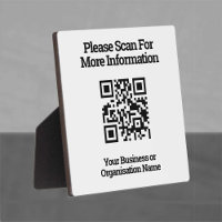 QR-Code für Kundeninformationen auf einem