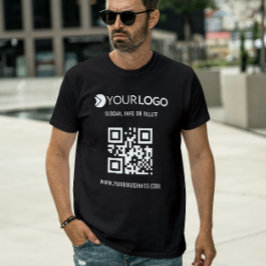 QR-Code für kundenspezifische und Werbefirmen T-Shirt