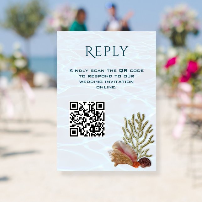 QR-Code für Lebensräume Hochzeitkarte RSVP Karte (Von Creator hochgeladen)