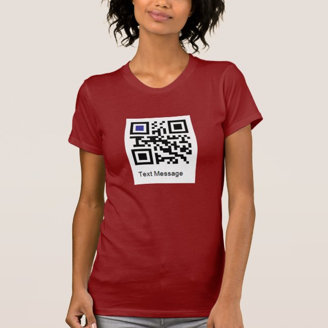 QR Code für "MICH BIN EIN LESBISCHES " T-Shirt (Vorderseite)