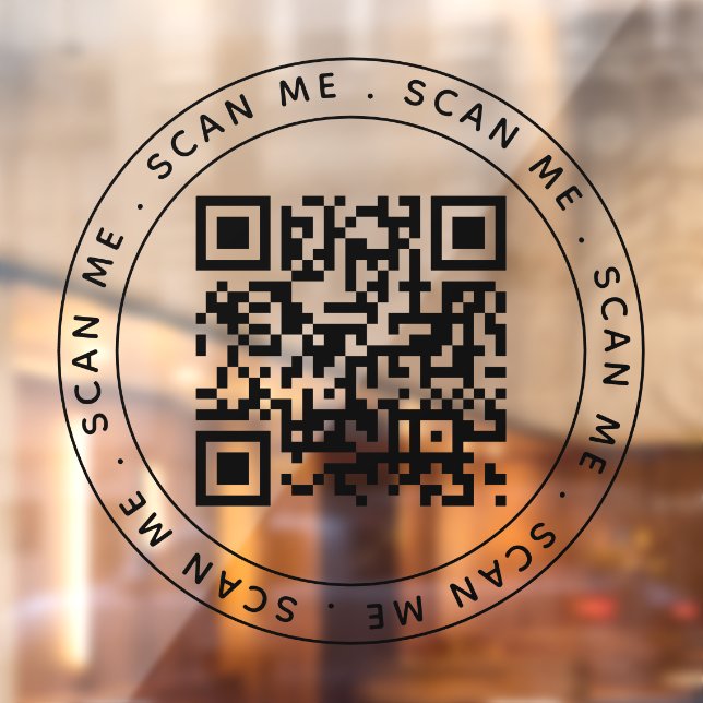 QR-Code für Minimalistische Berufliche Geschäftsze Fensteraufkleber (Blatt 2)