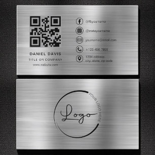 QR-Code für Minimalistische Berufliche Imitate Visitenkarte