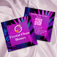 QR-Code für moderne Hausreinigung: Haushaltshilfe