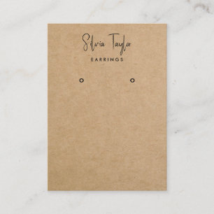 QR-Code für moderne Skriptpapiere Visitenkarte