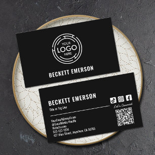 QR-Code für moderne Unternehmen Visitenkarte