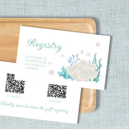 QR-Code für Ozeangeschenke Brautpartys Begleitkarte