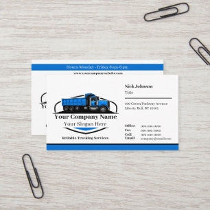 QR-Code für professionelle LKW-Transportunternehme Visitenkarte