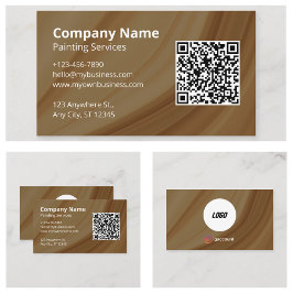 QR-Code für professionelle Maler Visitenkarte
