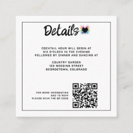 QR-Code für Rainbow Burst Begleitkarte