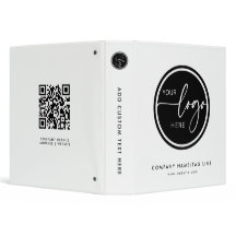 QR-Code für Schwarz und Weiß - Ihr Logo für Ihr Ge
