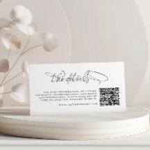 QR-Code für Schwarz-Weiß-Kalligrafie - Details