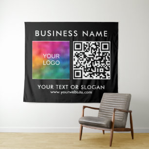 QR-Code für Seminarveranstaltungen - Grosser schwa Wandteppich