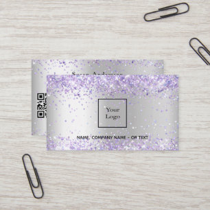 QR-Code für Silver Lavender Visitenkarte
